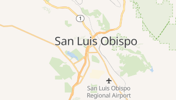 San Luis Obispo, California map