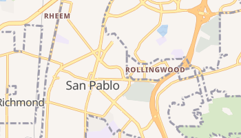 San Pablo, California map