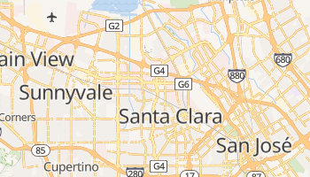 Santa Clara, California map