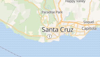 Santa Cruz, California map