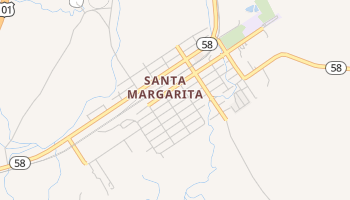 Santa Margarita, California map