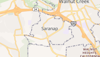 Saranap, California map