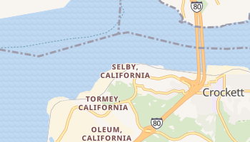 Selby, California map