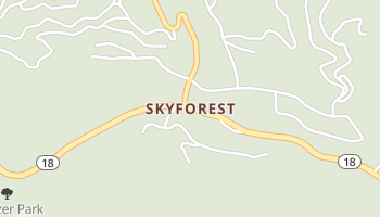 Skyforest, California map