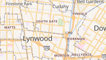 South Gate, California map