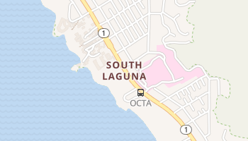 South Laguna, California map