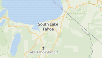 South Lake Tahoe, California map