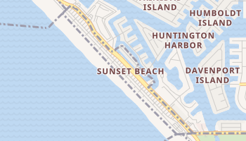 Sunset Beach, California map