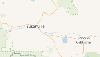 Susanville, California map