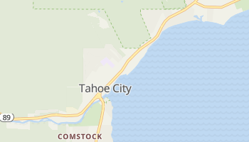 Tahoe City, California map