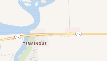 Terminous, California map