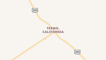 Termo, California map