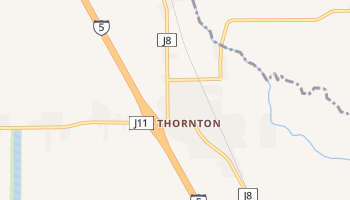 Thornton, California map
