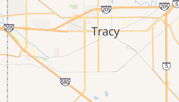 Tracy, California map