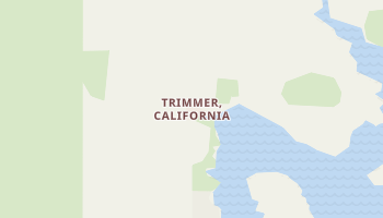 Trimmer, California map