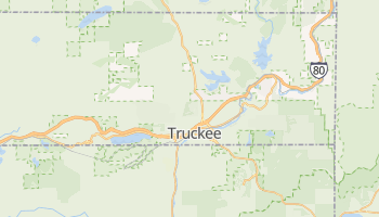 Truckee, California map