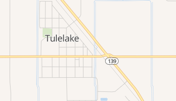 Tulelake, California map