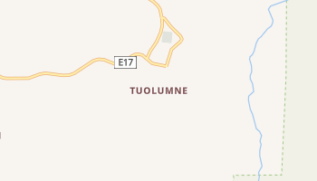Tuolumne, California map
