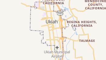 Ukiah, California map