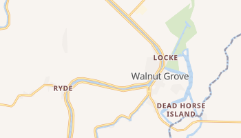Walnut Grove, California map