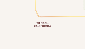 Wendel, California map