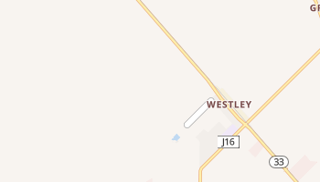 Westley, California map