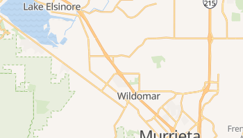 Wildomar, California map