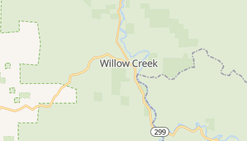 Willow Creek, California map