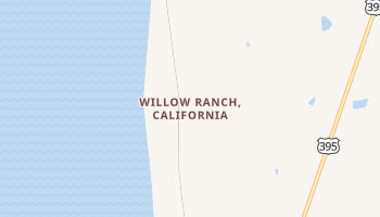 Willow Ranch, California map