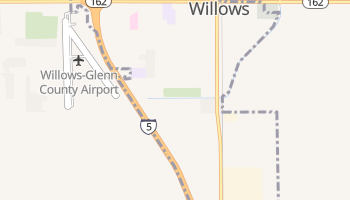 Willows, California map