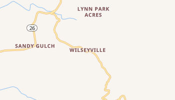 Wilseyville, California map