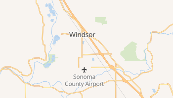 Windsor, California map