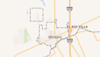 Winters, California map