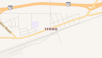 Yermo, California map