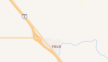 Yolo, California map