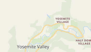 Yosemite Village, California map