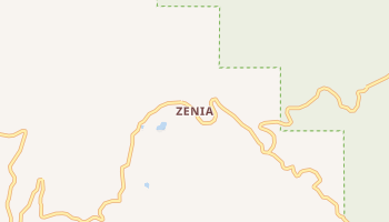 Zenia, California map