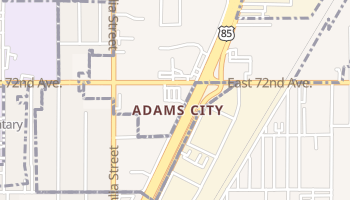 Adams City, Colorado map