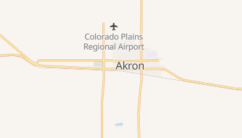 Akron, Colorado map