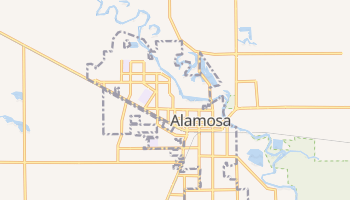 Alamosa, Colorado map