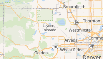 Arvada, Colorado map