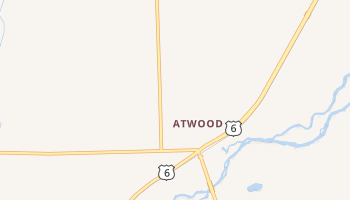 Atwood, Colorado map