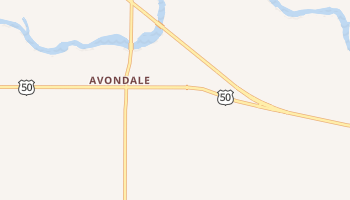 Avondale, Colorado map