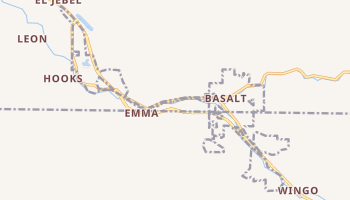 Basalt, Colorado map