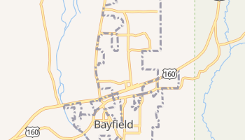 Bayfield, Colorado map