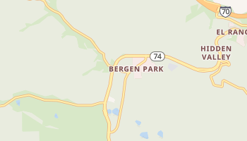 Bergen Park, Colorado map