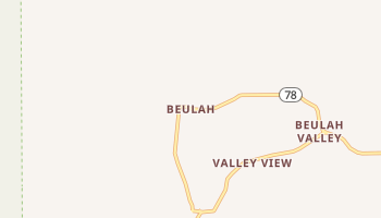 Beulah, Colorado map