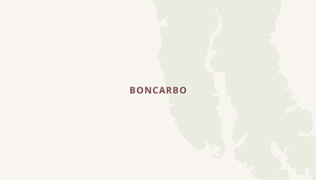 Boncarbo, Colorado map