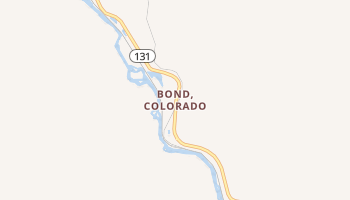 Bond, Colorado map