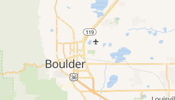 Boulder, Colorado map